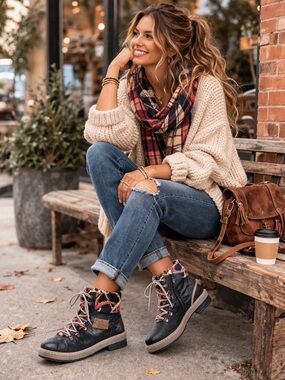 Rieker Boots Felicitas 43 Ankle Boot Black/Nuss/Multi 37 Size 6.5